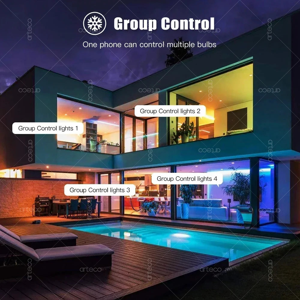 Ampoule LED connectée