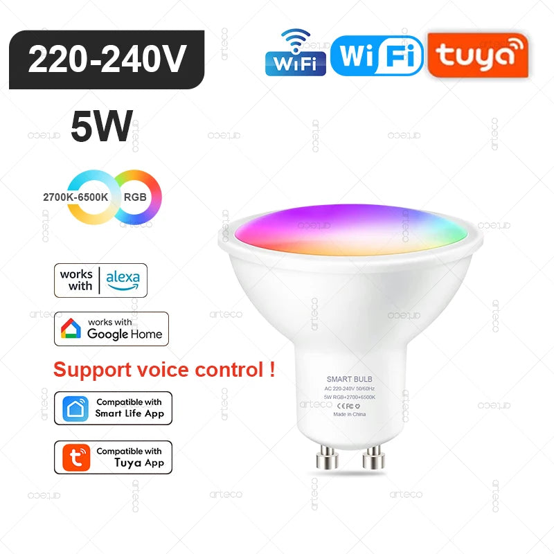 Ampoule LED connectée 
