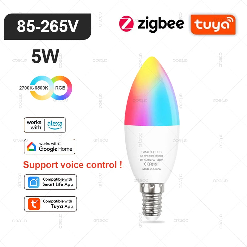 Ampoule LED connectée 