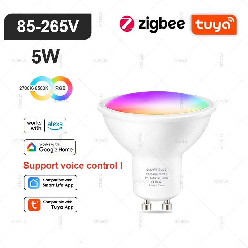 Ampoule LED connectée 